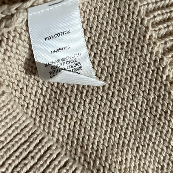 Marc New York Cream Knit Cardigan size XL - Picture 4 of 4